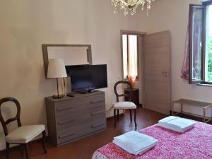 A television and/or entertainment centre at Villa Monica