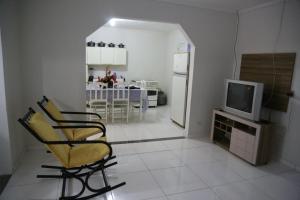 Kuchyň nebo kuchyňský kout v ubytování Casa de Temporada na Orla