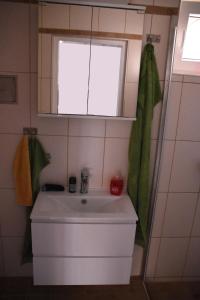 Kylpyhuone majoituspaikassa Ferienhaus Sonnenweg