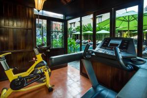 Fitness centrum a/nebo fitness zařízení v ubytování Hoi An Field Boutique Resort & Spa