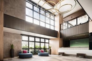 Posezení v ubytování Tissage Hotel Naha by Nest + 37 fotografií