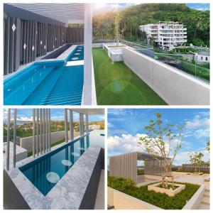 Bazén v ubytování Cute Studio in Aristo Beach condo - 7 min walk to Surin Beach nebo v jeho okolí