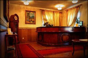 Lobbyn eller receptionsområdet på Hotel Zaodrze