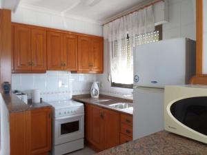 Kuchyňa alebo kuchynka v ubytovaní Apartamento primera linea de playa WIFI gratis