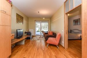 Μια τηλεόραση ή/και κέντρο ψυχαγωγίας στο Vanagas Apartments