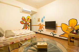 Televisyen dan/atau pusat hiburan di Sen Yun Chuang Yuan Homestay NO1249