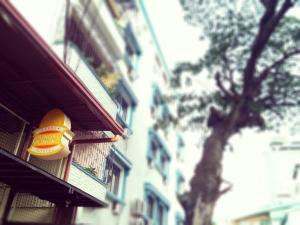 Budova, kde se hostel nachází