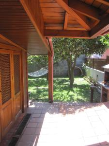 Zahrada ubytování Casa de Madera