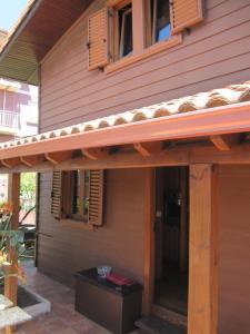 Balkón nebo terasa v ubytování Casa de Madera