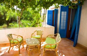 Uma varanda ou terraço em L'Oasi Villaggio Albergo