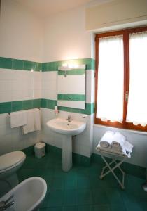 Et badeværelse på Villa Rosa Sorrento