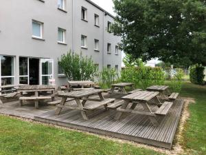 Zahrada ubytování B&B HOTEL Montauban