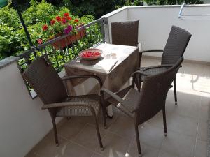 Balkón alebo terasa v ubytovaní Apartment Luna