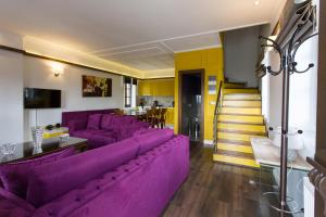 A seating area at Abi Luxury Villas