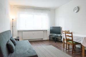 Χώρος καθιστικού στο Kaiser Apartments