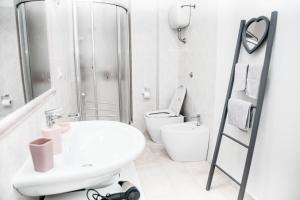 Koupelna v ubytování Casa Marzia Affittacamere
