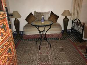 A seating area at Dar Hafsa