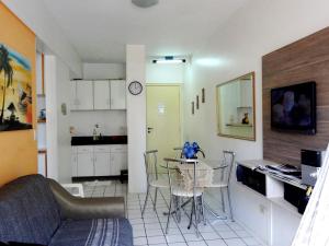 ครัวหรือมุมครัวของ Apartamento Ametista 2 + Bykes