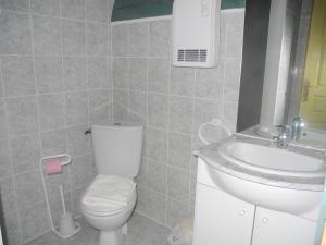 Saint-Fortunat-sur-Eyrieuxにあるmondonlehautのバスルーム(トイレ、洗面台付)