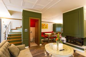 A kitchen or kitchenette at Abi Luxury Villas