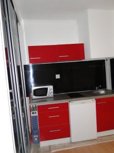 Virtuvė arba virtuvėlė apgyvendinimo įstaigoje Appartement TROCADERO