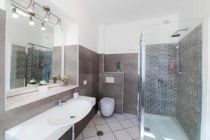 Koupelna v ubytování Mimì B&B