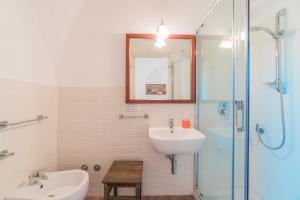 Koupelna v ubytování Mimì B&B