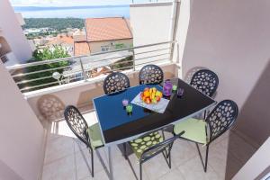 Balkón nebo terasa v ubytování Apartments Dora