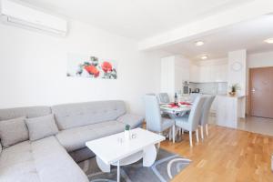 Posezení v ubytování Apartments Dora