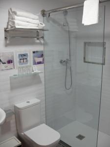Kúpeľňa v ubytovaní Hostal La Hispanidad