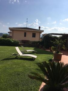Zahrada ubytování B&B Le Balze
