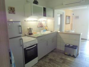 Kuchyň nebo kuchyňský kout v ubytování Apartment Kolman