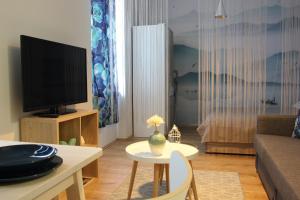 TV a/nebo společenská místnost v ubytování Cozy apartment in center of Rijeka