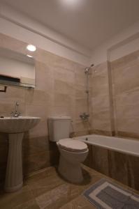 Koupelna v ubytování Sotirakis Hotel