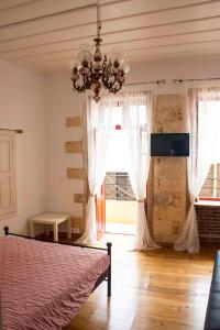 Posezení v ubytování Green Door Apartment