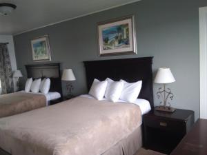 Postel nebo postele na pokoji v ubytování Bay Bridge Motel + 15 fotografií