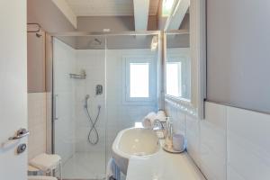 Koupelna v ubytování Hotel Nettuno