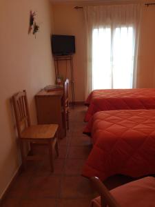 TV a/nebo společenská místnost v ubytování Hotel Castellote