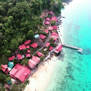 Letecký snímek ubytování Panuba Inn Resort