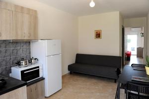 Köök või kööginurk majutusasutuses Rodon Loutra
