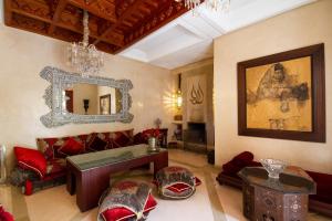 Posezení v ubytování Riad Flam & Spa + 37 fotografií