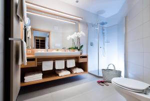 Koupelna v ubytování Hotel Spitaler