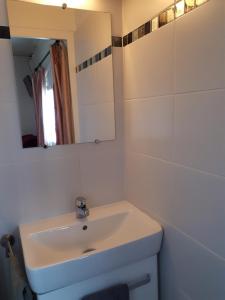 Koupelna v ubytování Hotel Chez Benat