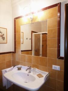 Koupelna v ubytování Cortebella B&B Rimini