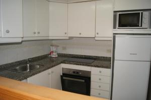 Kuchnia lub aneks kuchenny w obiekcie Apartamentos Irta Playa