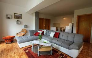 a living room with a couch and a table at Apartment Medeni in Rakovica