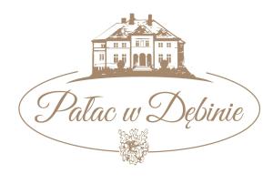 a label with a house with the words palapa u detroit at Pałac w Dębinie in Krzeszkowice