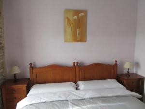 Postel nebo postele na pokoji v ubytování Hotel rural Valtarranz
