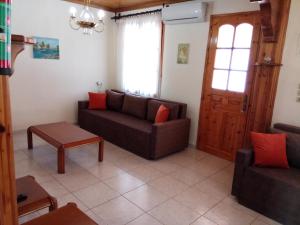 A seating area at Aphrodite's House