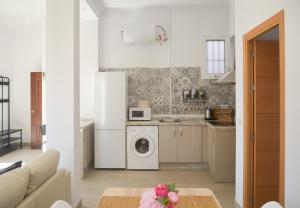 Kuchyň nebo kuchyňský kout v ubytování Apartamento Faustino Alvarez